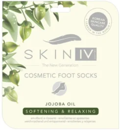 SKIN IV CALZINI OLIO JOJOBA MASCHERA COREANA MONOUSO EMOLLIENTE E RILASSANTE 31 G
