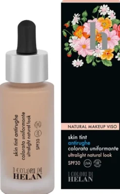 Skin Tint Anti-Rughe I Colori di Helan SPF30, colorato
