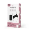 Slip Mestruale Vidermina vita alta nero, taglia XL