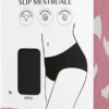 Slip Mestruale Vidermina vita alta nero, taglia L