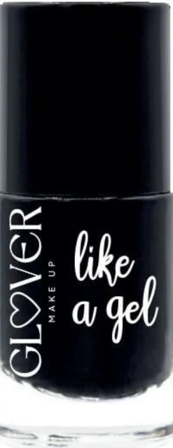 Smalto Glover Like a Gel Black nr. 16, boccetta da 10ml