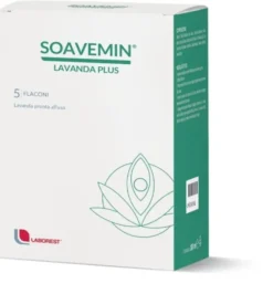 Soavemin Lavanda Plus lavanda vaginale, 5 flaconi