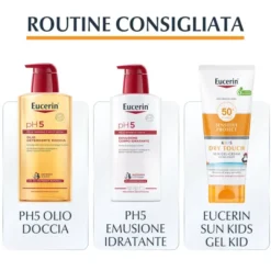 Solare Eucerin Sun Kids Dry Touch SPF50+, protezione bambini