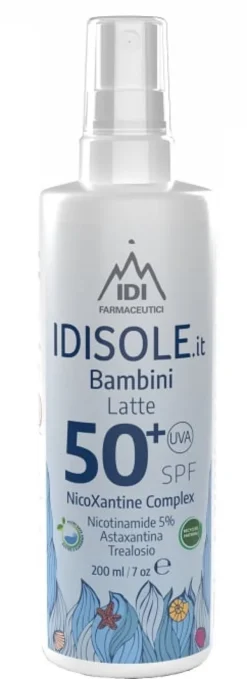 Solare Idisole-IT Bambini SPF50+ con NicoXantine Complex