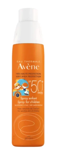 Solare Spray Avène SPF50+ per bambini, corpo e viso, 200ml