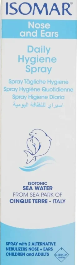 SOLUZIONE ACQUA DI MARE ISOMAR SPRAY IGIENE QUOTIDIANA 100 ML