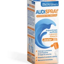 SOLUZIONE DI ACQUA DI MARE IPERTONICO AUDISPRAY JUNIOR IGIENE ORECCHIO SPRAY SENZA GAS 25 ML