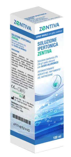SOLUZIONE IPERTONICA ZENTIVA SPRAY NASALE 100 ML