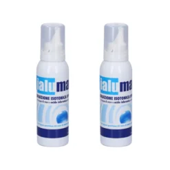 SOLUZIONE ISOTONICA SPRAY DI ACQUA DI MARE ACIDO IALURONICO SALE SODICO PER IGIENE NASO ADULTI E BAMBINI 100ML Pack X2