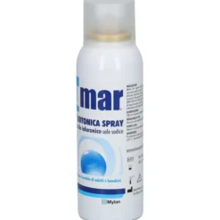 SOLUZIONE ISOTONICA SPRAY DI ACQUA DI MARE ACIDO IALURONICO SALE SODICO PER IGIENE NASO ADULTI E BAMBINI 100ML