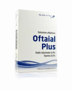 SOLUZIONE OFTALMICA OFTAIAL PLUS ACIDO IALURONICO 0,4% E TAURINA 15 FLACONCINI RICHIUDIBILI DA 0,6 ML