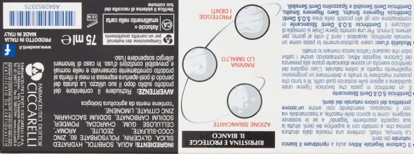 SOS DENTI WHITENING DENTIFRICIO