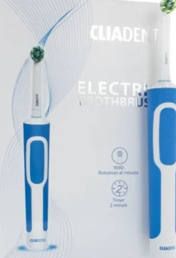 Spazzolino elettrico Cliadent con 2 testine incluse