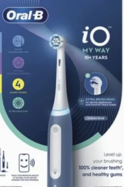 Spazzolino elettrico Oral-B iO4 Teens Blue, ricambio incluso