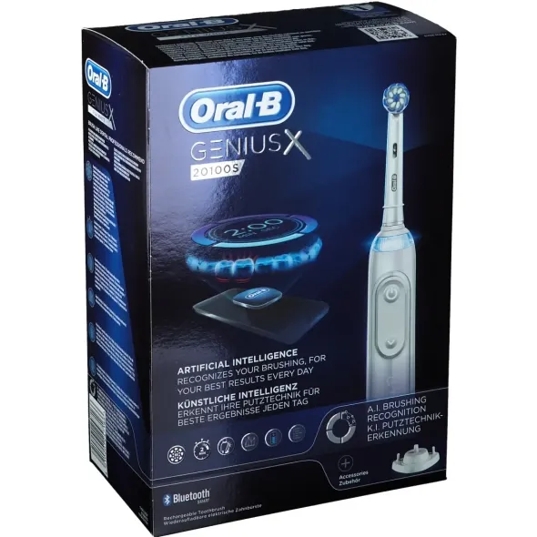Spazzolino elettrico Oral-B Power GeniusX 20100S bianco