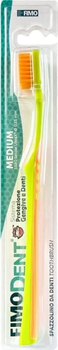 Spazzolino Fimodent SPGD setole medie, protezione gengive