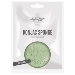 Spugna Konjac Sponge FDE con Tè Verde, detergente viso