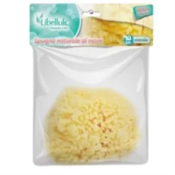 Spugna Naturale di Mare Libellule per viso e corpo, 10cm