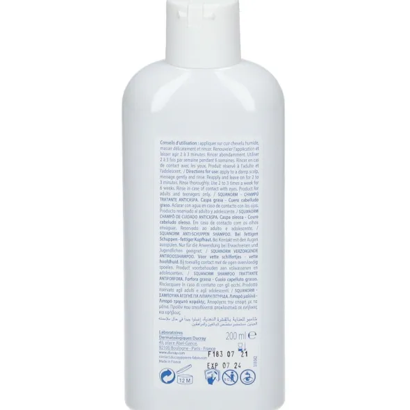 SQUANORM FORFORA GRASSA SHAMPOO 200 ML