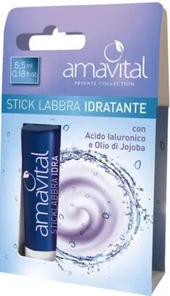 Stick Labbra Idratante Amavital con acido ialuronico