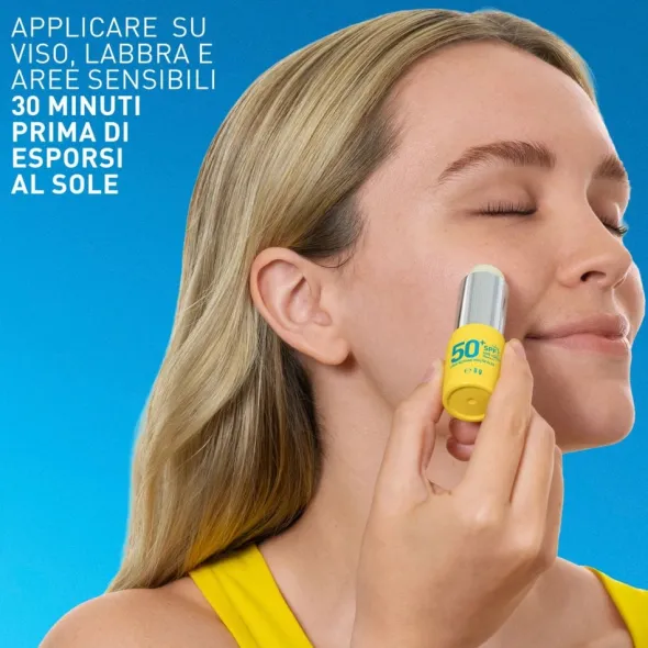 Stick Solare CeraVe SPF50+ viso invisibile, 8g