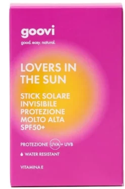 Stick solare Goovi Lovers in Sun SPF50+, formato pocket