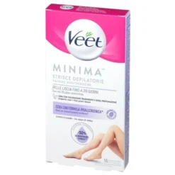 Strisce depilatorie corpo Veet ipoallergeniche, 16 pezzi