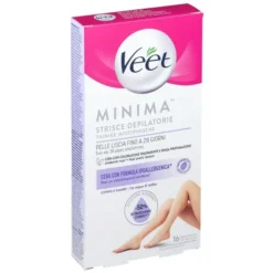 Strisce depilatorie corpo Veet ipoallergeniche, 16 pezzi