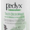 Talco deodorante Pedyx per i piedi con oli essenziali, 75g