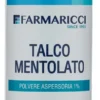 Talco Mentolato 1% polvere aspersoria rinfrescante, 100g