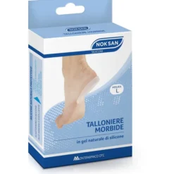 Talloniere morbide Nok SAN in gel silicone, taglia L 2 pezzi