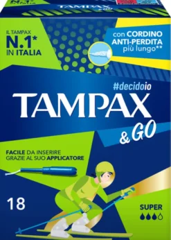 TAMPAX &GO SUPER 18 PEZZI