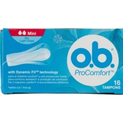 Tamponi o.b. ProComfort Mini per principianti, 16pz