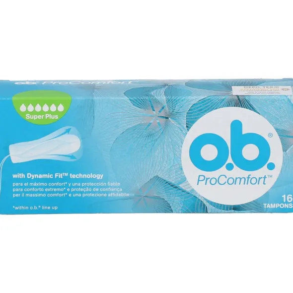 Tamponi OB Super PLUS PRO Comfort con applicatore, 16 pz
