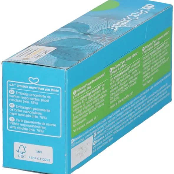 Tamponi OB Super PLUS PRO Comfort con applicatore, 16 pz