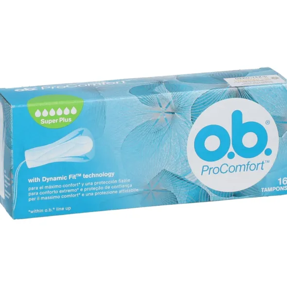 Tamponi OB Super PLUS PRO Comfort con applicatore, 16 pz