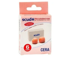 Tappi Antirumore Earplug Scudo in Cera, 6 Coppie 12 Pezzi