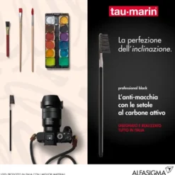 TAUMARIN SPAZZOLINO PROFESSIONAL BLACK CON ANTIBATTERICO