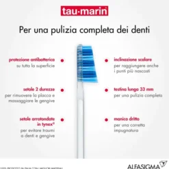 TAUMARIN SPAZZOLINO SCALARE 33 MORBIDO CON ANTIBATTERICO
