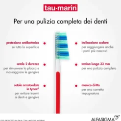 TAUMARIN SPAZZOLINO SCALARE 33 MOLTO MORBIDO CON ANTIBATTERICO