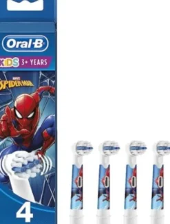 Testine Ricambio Oral-B Kids Spiderman, 4 pezzi
