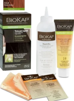 Tinta Biokap Nutricolor Delicato 8.64 rosso tiziano