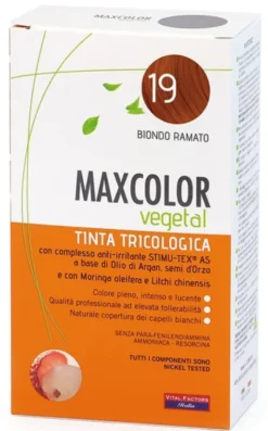 Tinta capelli MAX Color Vegetal 19 ipoallergenica, 140ml