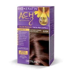 Tinta per capelli Biokeratin ACH8 castano chiaro cioccolato