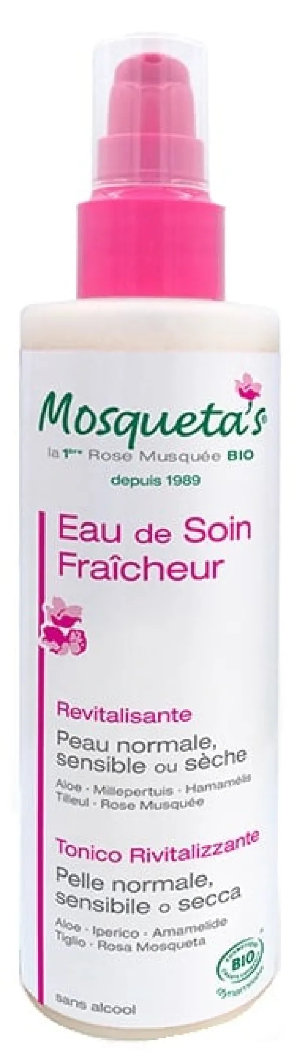 Tonico Mosqueta's Eau de Soin Fraicheur viso, 200ml