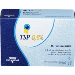 TSP 0,5% SOLUZIONE OFTALMICA UMETTANTE LUBRIFICANTE 30 FLACONCINI MONODOSE 0,5 ML