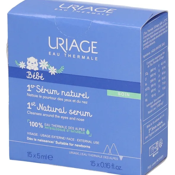 URIAGE BEBE SIERO FISIOLOGICO 15 FLACONCINI DA 5 ML