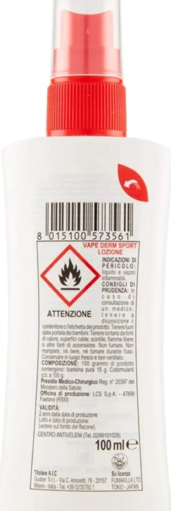 Vape Dermatologico Sport Lozione repellente insetti, 100ml