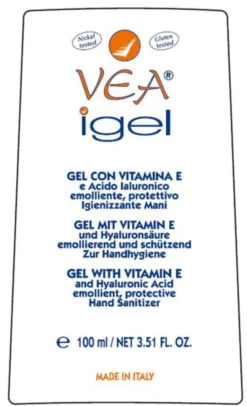 VEA IGEL GEL MANI IGIENIZZANTE VITAMINA E ACIDO IALURONICO 100 ML