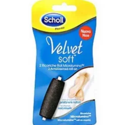 VELVET SOFT 2 RICARICHE ROLL CRISTALLI DI DIAMANTE PEDICURE PROFESSIONALE